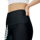 Women’s skeleton wings yoga shorts